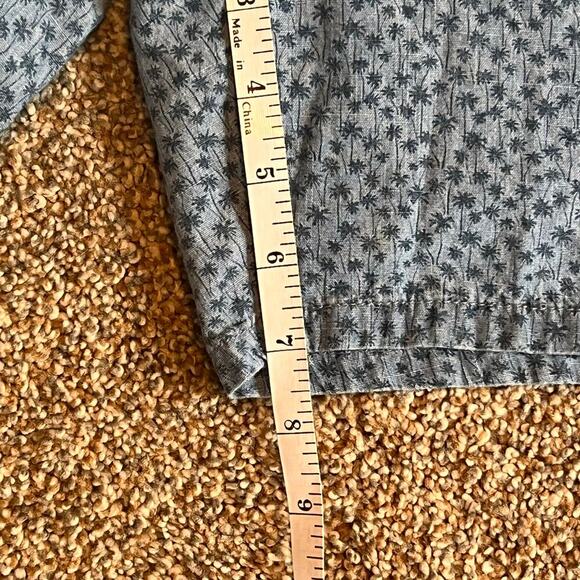 Jonnie O Blue Palm Tree Chambray Men's Shorts.  Size 38 - Picture 5 of 7